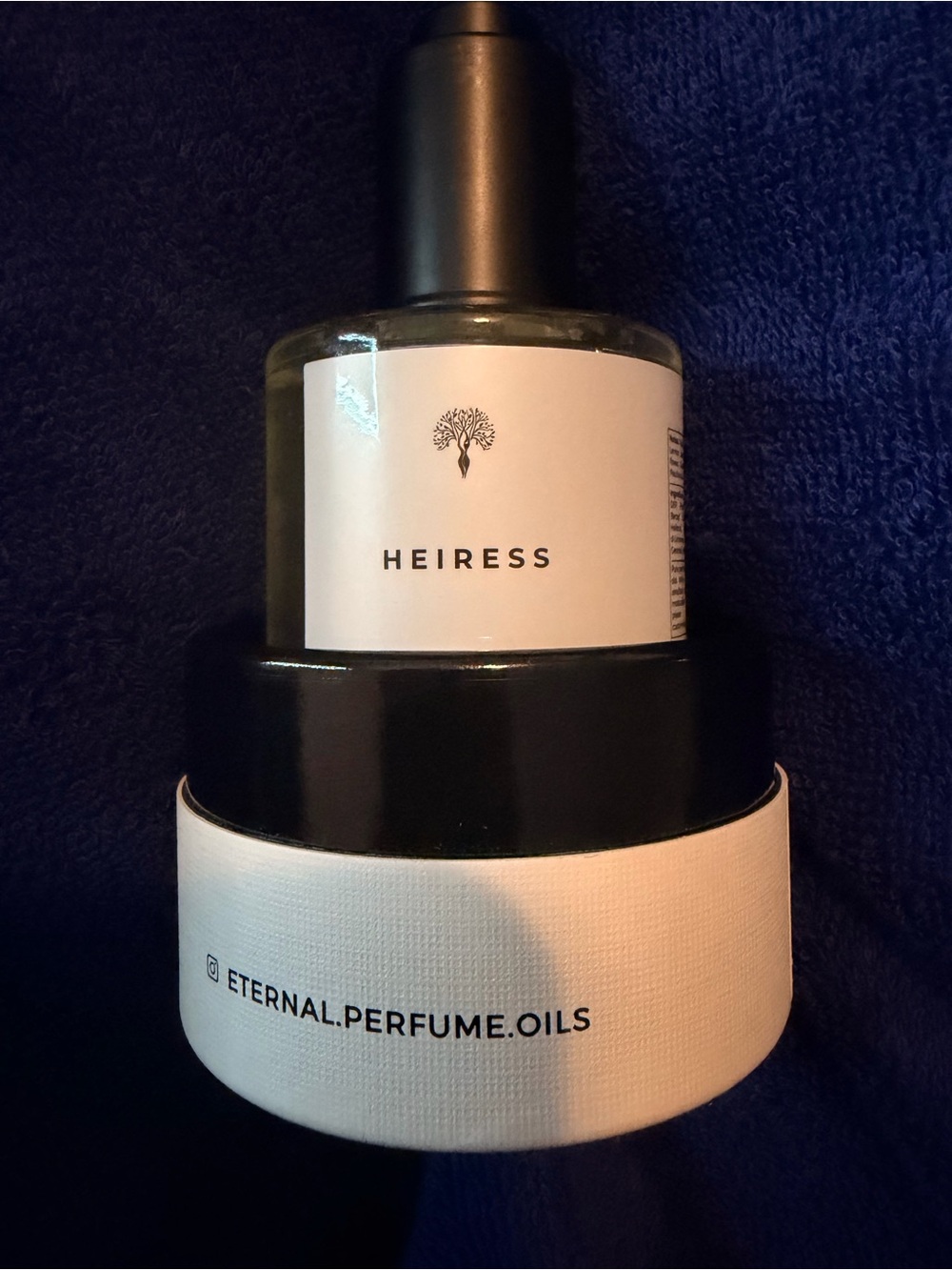 Heiress Facial Oil Serum — Black & Clear Bottle